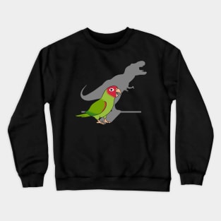 Red Masked Conure T-rex Crewneck Sweatshirt